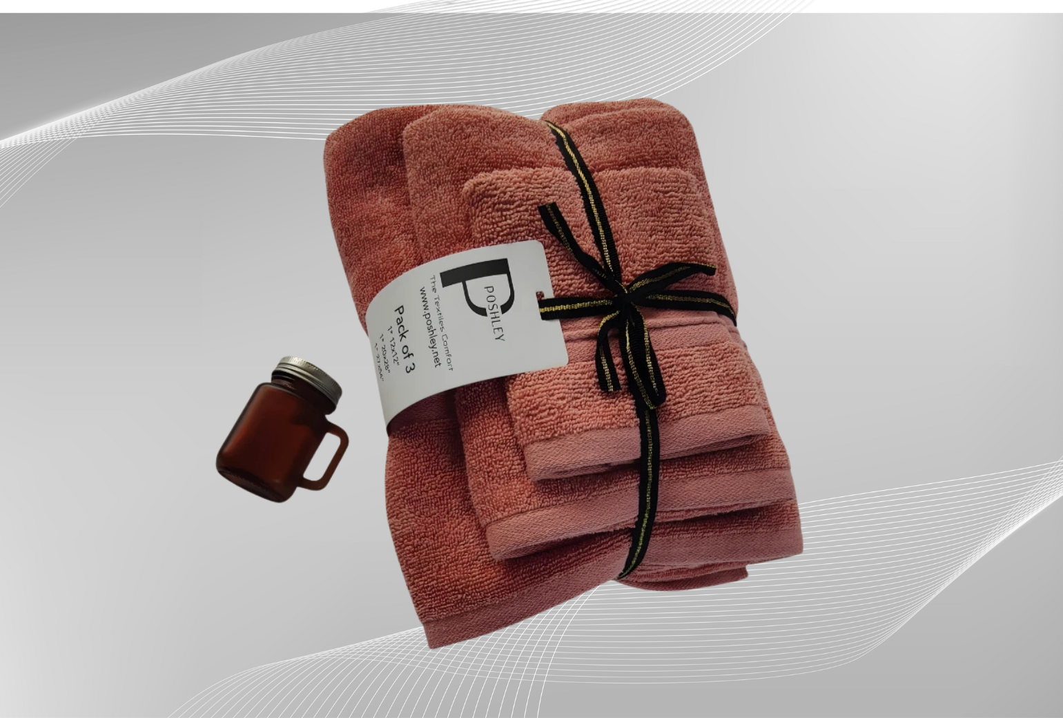 Premium Towel Pack of 3 - Red