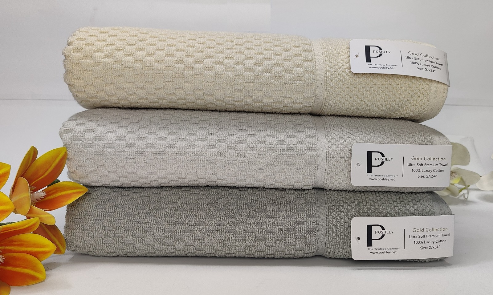 Premium Towel Pack of 3 - Multicolor