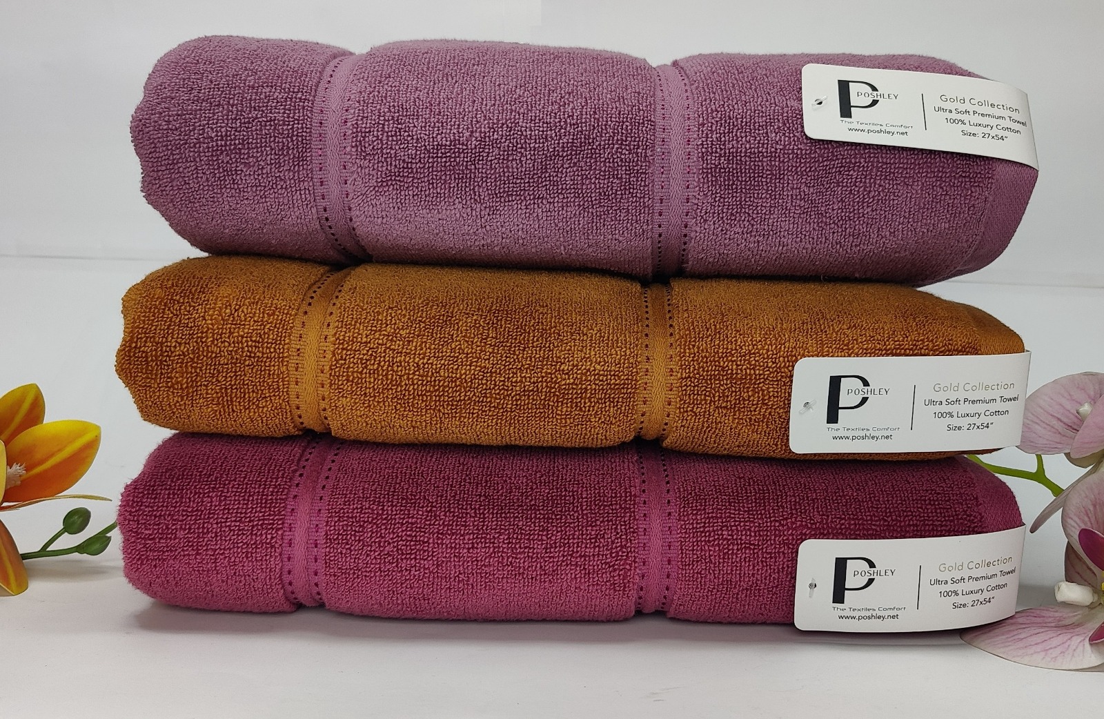 Premium Towel Pack of 3 - Multicolor